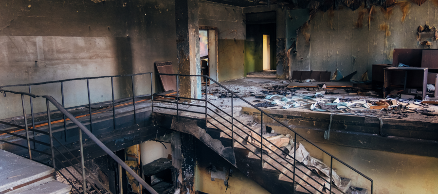 Fire damage restoration Prince George